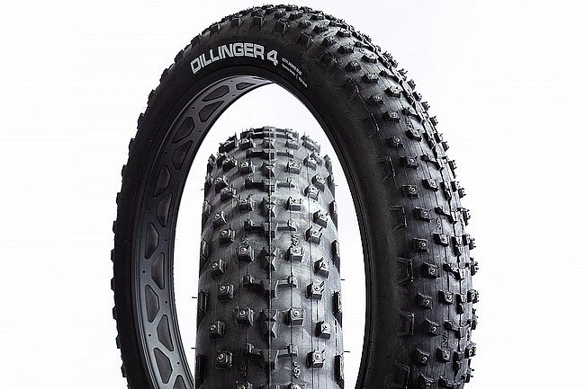 45Nrth Dillinger 4 Studded 60 TPI Fat Bike Tire 3 45Nrth Dillinger 4 Studded 60 TPI Fat Bike Tire
